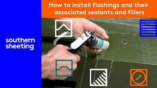 How to install flashings and their associated sealants and fillers