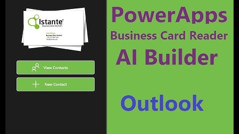 Business Card Reader with PowerApps