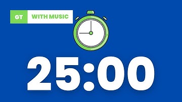 30 Second Interval Timer // 25 Minutes With Music