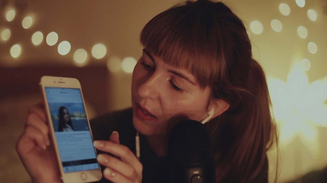 ASMR Whats On My Phone ☾ Sanftes Handy Tapping mit Acrylnägeln ☾ german/deutsch