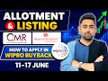 How To Apply In Wipro Buyback In All Brokers | Hexagon IPO | CMR Green IPO | Jayesh Khatri