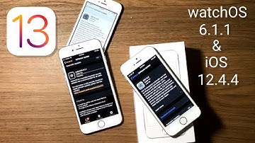 iOS 13.3/iOS 12.4.4 and watchOS 6.1.1 OUT NOW!
