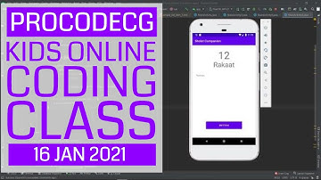ProCodeCG Kids Regular Coding Class - Online - 16 Jan 2021