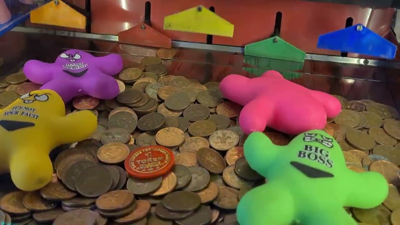 2p pushers machine vandalised holiday resort what will we win ?