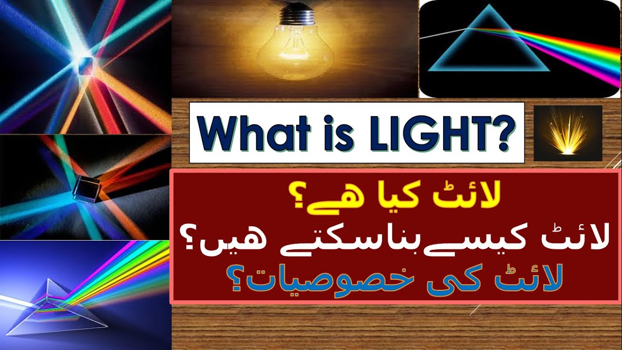 What is Light How to Produce Light Nature of Light Optics