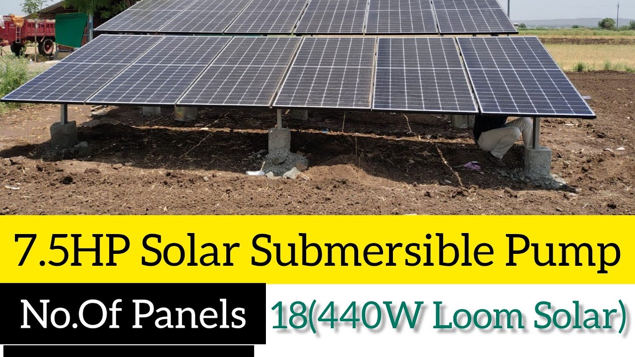 7.5HP Solar Submersible Pump With VFD Controller (Loom Solar Shark (18