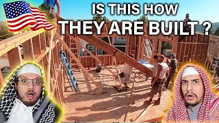 HOW AMERICAN HOUSES are made! | Arab Muslim Brothers Reaction