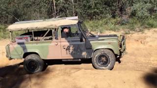 Land Rover 110 Perentie at Newnes State Forest