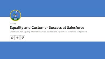 Equality and Customer Success at Salesforce Trailhead || Salesforce