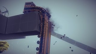 Besiege - V 0.2 Land train, 226 cannons and 304 grenades.