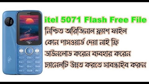 Itel It5071 Miracle Read 100% Flash File Without Password @technicianrashedur