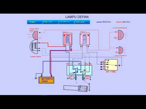 wiring diagram headlight - YouTube