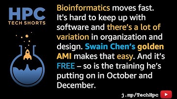 Getting started with bioinformatics on AWS with Swaine Chen from GIS