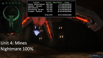 Quake II Enhanced. Nightmare 100% Unit 4 Walkthrough with commentary