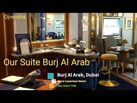 Our Suite at Burj Al Arab Dubai. The most luxurious hotel in word.