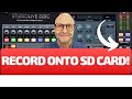 Record audio onto an sd card  yes you can with the studiolive 32sc