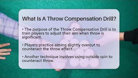 What Is A Throw Compensation Drill? - Billiards Hustlers