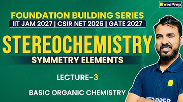 Stereochemistry L-3 | Symmetry Elements | Organic Chemistry | JFB, NFB, GFB Series | JAM, NET & GATE