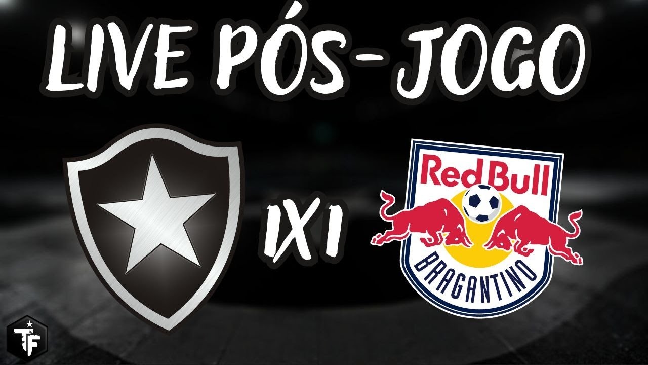 BOTAFOGO 1 X 1 RED BULL BRAGANTINO | NA ALMA, NO CORAÇÃ0! VEM FASE DE ...