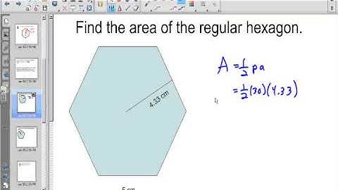 Area of Regular Polygons with Trig