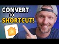 Homekit automations convert to shortcut 