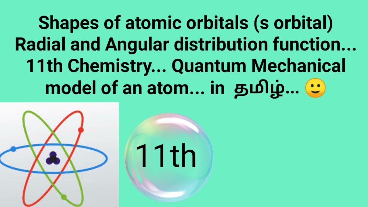 Shapes of atomic orbitals (s)... 11th Chemistry... Quantum mechanical ...