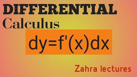 Calculus 1|Introduction to differential| Learn differential calculus in Urdu/Hindi || zahra Lectures