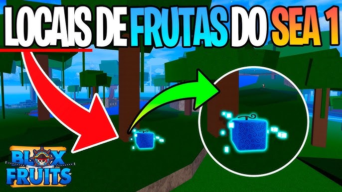 TODOS OS SPAWN DE FRUTAS SEA 2 DO BLOX FRUITS! 