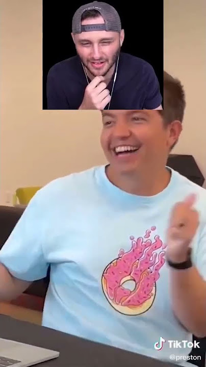 SSundee REACTS to PRESTON'S CRINGY TIKTOK!