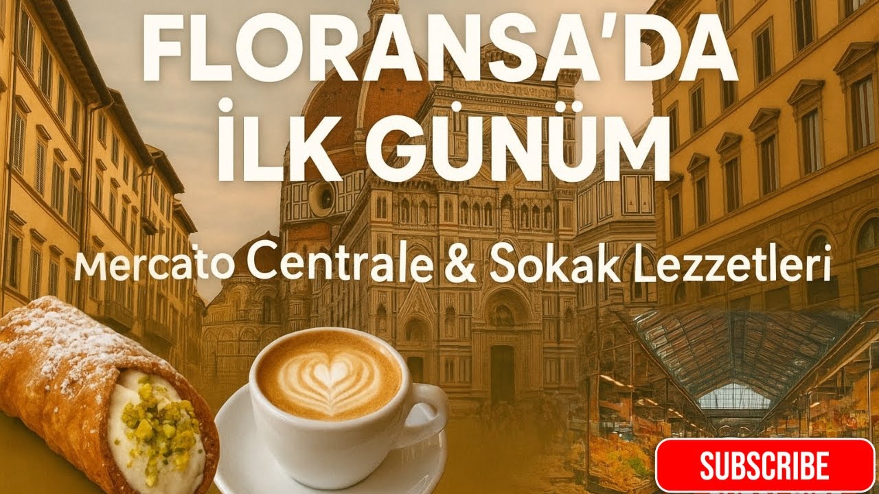 FLORANSA VLOG #1:🇮🇹 | Favori İtalyan Kahvem ☕️Mercato Centrale 🛍️ Floransa Sokaklarında Keşif Vlogu