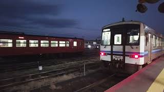 JR西日本 山陰線キハ120 益田駅