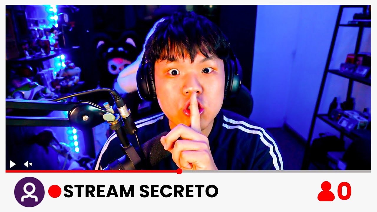 Hice un Stream Secreto y NADIE se dio Cuenta 🤫