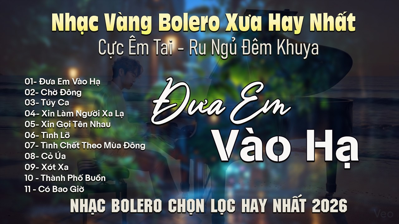ĐƯA EM VÀO HẠ ✨ BOLERO DIỄN QUÂN Giọng Ca Đặc Biệt Hay 2026 ➤ Nhạc Vàng Xưa Bất Hủ Dễ Ngủ Cực Êm Tai