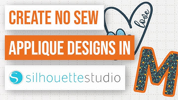 🥰 How to Create a No Sew Applique Design in Silhouette Studio