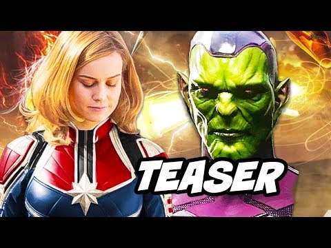 Captain Marvel Villain Teaser and Avengers Easter Eggs