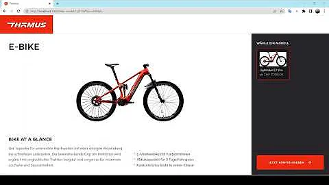 3D configuration bike project using three.js ,webgl