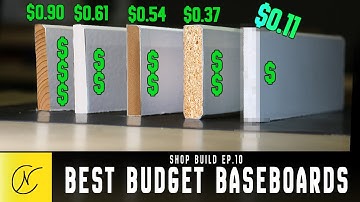 Ik bespaarde geld door mijn eigen plinten en mallen te maken