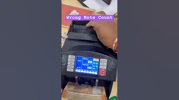 Wrong Note Count After Colour Sensor Calibration ⚠️ | Cash Machine Issue! 💸 #shortsindia #noteerror