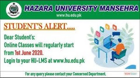 How To Mark Attendance On HU LMS Portal || LMS Portal ||