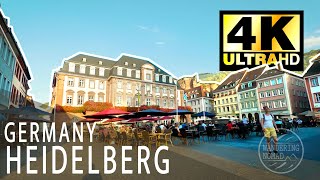 Heidelberg Historic Old Town- 🇩🇪 Germany - 4K Walking Tour - Explore Romantic Heidelberg (2022)