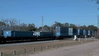 CSX Stack Train Soutbound - Folkston, GA