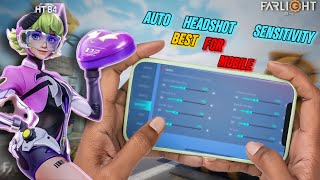 FARLIGHT   84   New Update Best Auto Headshot Sensitivity For Mobile 📱