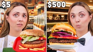 $5 vs $500 Burgers From Good Burger!