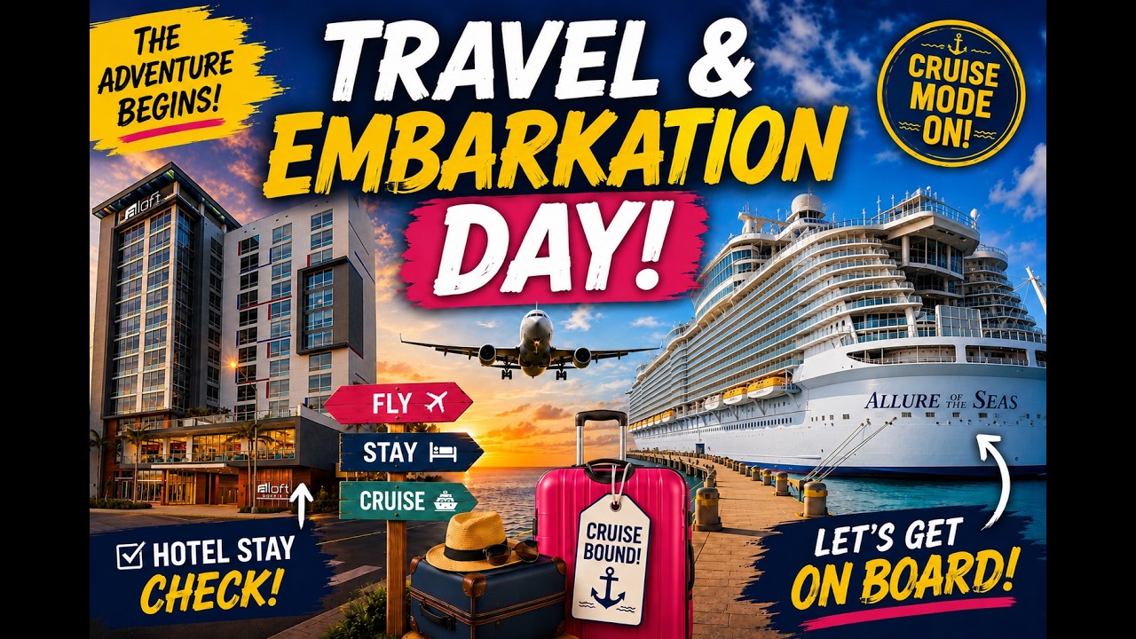 Allure of the Seas Embarkation Day 2026 | Boarding Royal Caribbean at Port Everglades