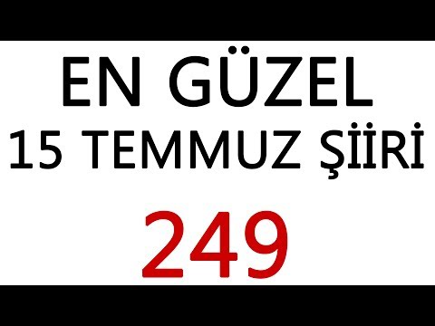 İKİYÜZ KIRK DOKUZ (En Güzel 15 Temmuz Şiiri)