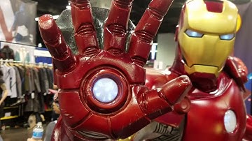 WonderCon 2018 Marvel Iron Man Life Size Collectibles Statue Preview from Rubies Booth