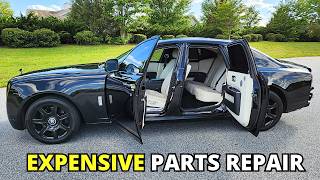 Removing And Repairing Bent Trunk Boot Hinges - 2011 Rolls Royce Ghost Project