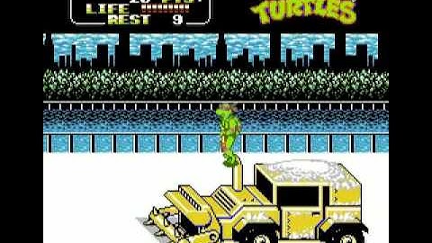 TMNT 2 The Arcade Game - NES (Stage 03)