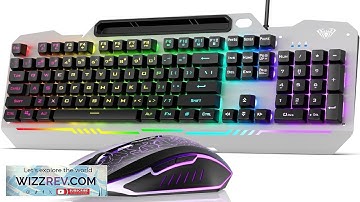 AULA Keyboard T102 104 Keys Gaming Keyboard and Mouse Combo with RGB Review