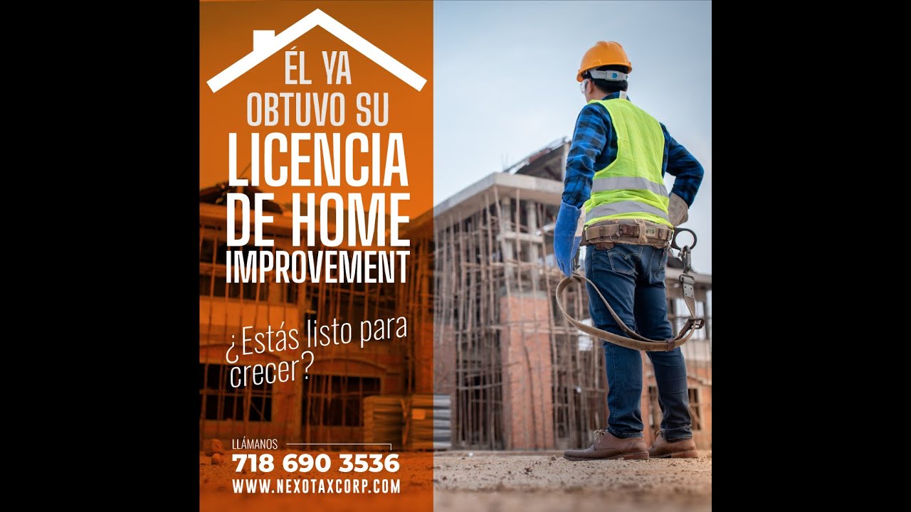obtener la licencia de Home Improvement en New York? YouTube